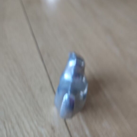 Vintage Pewter Napkin Rings Farmhouse Animal Set Of 2- Rabbit & Chicken - Picture 11 of 15